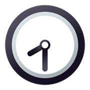 Emoji 🕣 Ore Otto E Mezza su JoyPixels 4.0.