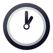 Emoji 🕐 Ore Una su JoyPixels 4.0.