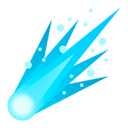 Émoji ☄️ Comète sur JoyPixels 4.0.