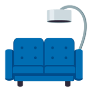 🛋️ Emoji Sofá Y Lámpara en JoyPixels 4.0.