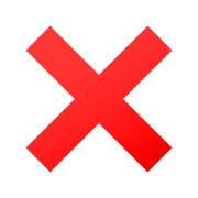 ❌ Emoji Marca De Cruz en JoyPixels 4.0.