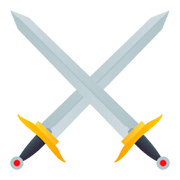 ⚔️ Emoji gekreuzte Schwerter JoyPixels 4.0.