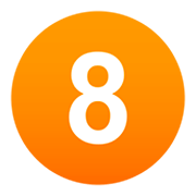 Émoji 8️ Chiffre huit sur JoyPixels 4.0.