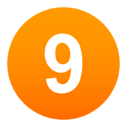9️ Emoji Número nueve en JoyPixels 4.0.