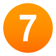 7️ Emoji Numero siete en JoyPixels 4.0.