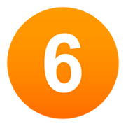 Emoji 6️ Cifra sei su JoyPixels 4.0.