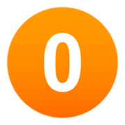 0️ Emoji Dígito cero en JoyPixels 4.0.