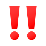 ‼️ Emoji Exclamación Doble en JoyPixels 4.0.