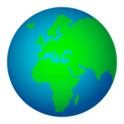 🌍 Emoji Globo Terráqueo Mostrando Europa Y África en JoyPixels 4.0.