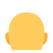 Emoji 🦲 Calvo su JoyPixels 4.0.