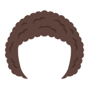 Émoji 🦱 Cheveux Bouclés sur JoyPixels 4.0.
