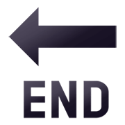 🔚 Emoji Flecha END en JoyPixels 4.0.
