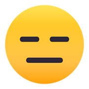 😑 Emoji ausdrucksloses Gesicht JoyPixels 4.0.