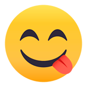 😋 Emoji Cara Saboreando Comida en JoyPixels 4.0.
