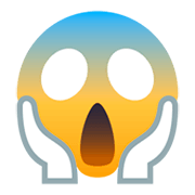 😱 Emoji Rosto Gritando De Medo na JoyPixels 4.0.
