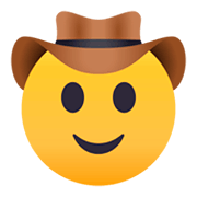 🤠 Emoji Rosto Com Chapéu De Caubói na JoyPixels 4.0.