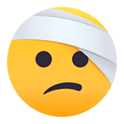 🤕 Emoji Rosto Com Atadura Na Cabeça na JoyPixels 4.0.