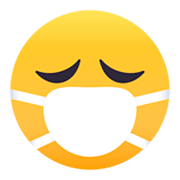 😷 Emoji Cara Con Mascarilla Médica en JoyPixels 4.0.