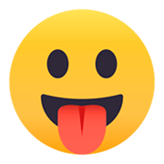 😛 Emoji Gesicht mit herausgestreckter Zunge JoyPixels 4.0.
