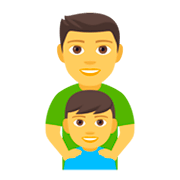 👨‍👦 Emoji Familie: Mann, Junge JoyPixels 4.0.