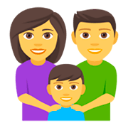 👨‍👩‍👦 Emoji Familia: Hombre, Mujer, Niño en JoyPixels 4.0.