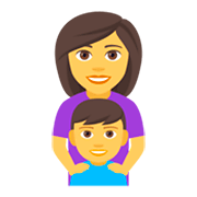 👩‍👦 Emoji Familia: Mujer Y Niño en JoyPixels 4.0.