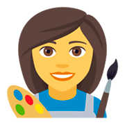 Émoji 👩‍🎨 Artiste Femme sur JoyPixels 4.0.