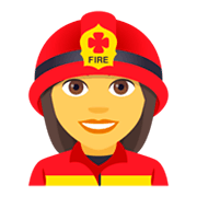 Emoji 👩‍🚒 Pompiere Donna su JoyPixels 4.0.