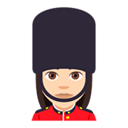 💂🏻‍♀️ Emoji Guardia Mujer: Tono De Piel Claro en JoyPixels 4.0.
