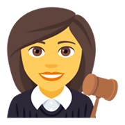 Émoji 👩‍⚖️ Juge Femme sur JoyPixels 4.0.