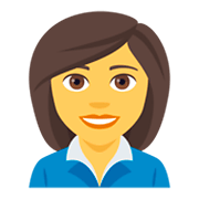 👩‍💼 Emoji Oficinista Mujer en JoyPixels 4.0.