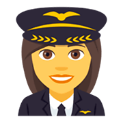 👩‍✈️ Emoji Piloto Mujer en JoyPixels 4.0.