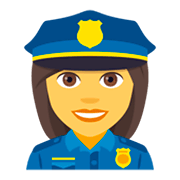 Emoji 👮‍♀️ Poliziotta su JoyPixels 4.0.