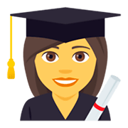 Emoji 👩‍🎓 Studentessa su JoyPixels 4.0.