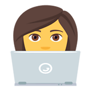 👩‍💻 Emoji Tecnóloga en JoyPixels 4.0.
