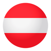 🇦🇹 Emoji Flagge: Österreich JoyPixels 4.0.