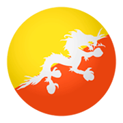 🇧🇹 Emoji Flagge: Bhutan JoyPixels 4.0.