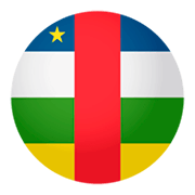 🇨🇫 Emoji Flagge: Zentralafrikanische Republik JoyPixels 4.0.