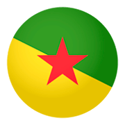 Émoji 🇬🇫 Drapeau : Guyane Française sur JoyPixels 4.0.