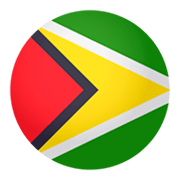 🇬🇾 Emoji Flagge: Guyana JoyPixels 4.0.