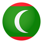Emoji 🇲🇻 Bandiera: Maldive su JoyPixels 4.0.