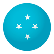 🇫🇲 Emoji Bandeira: Micronésia na JoyPixels 4.0.