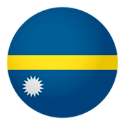 🇳🇷 Emoji Bandera: Nauru en JoyPixels 4.0.
