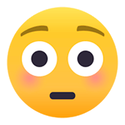 😳 Emoji errötetes Gesicht mit großen Augen JoyPixels 4.0.