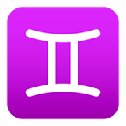 ♊ Emoji Signo De Gêmeos na JoyPixels 4.0.