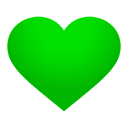 💚 Emoji Corazón Verde en JoyPixels 4.0.