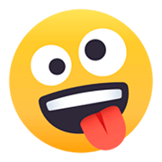 🤪 Emoji Rosto Bizarro na JoyPixels 4.0.