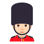 Emoji 💂🏻 Guardia: Carnagione Chiara su JoyPixels 4.0.
