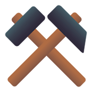 ⚒️ Emoji Hammer und Pickel JoyPixels 4.0.