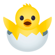 🐣 Emoji Pollito Rompiendo El Cascarón en JoyPixels 4.0.